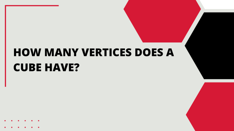 How Many Vertices Does a Cube Have?