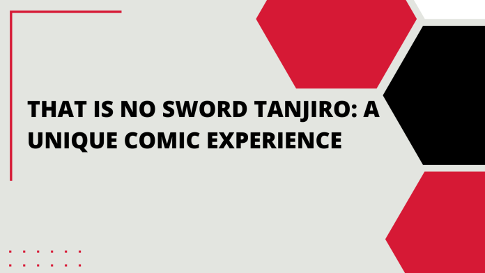 That is No Sword Tanjiro A Unique Comic Experience