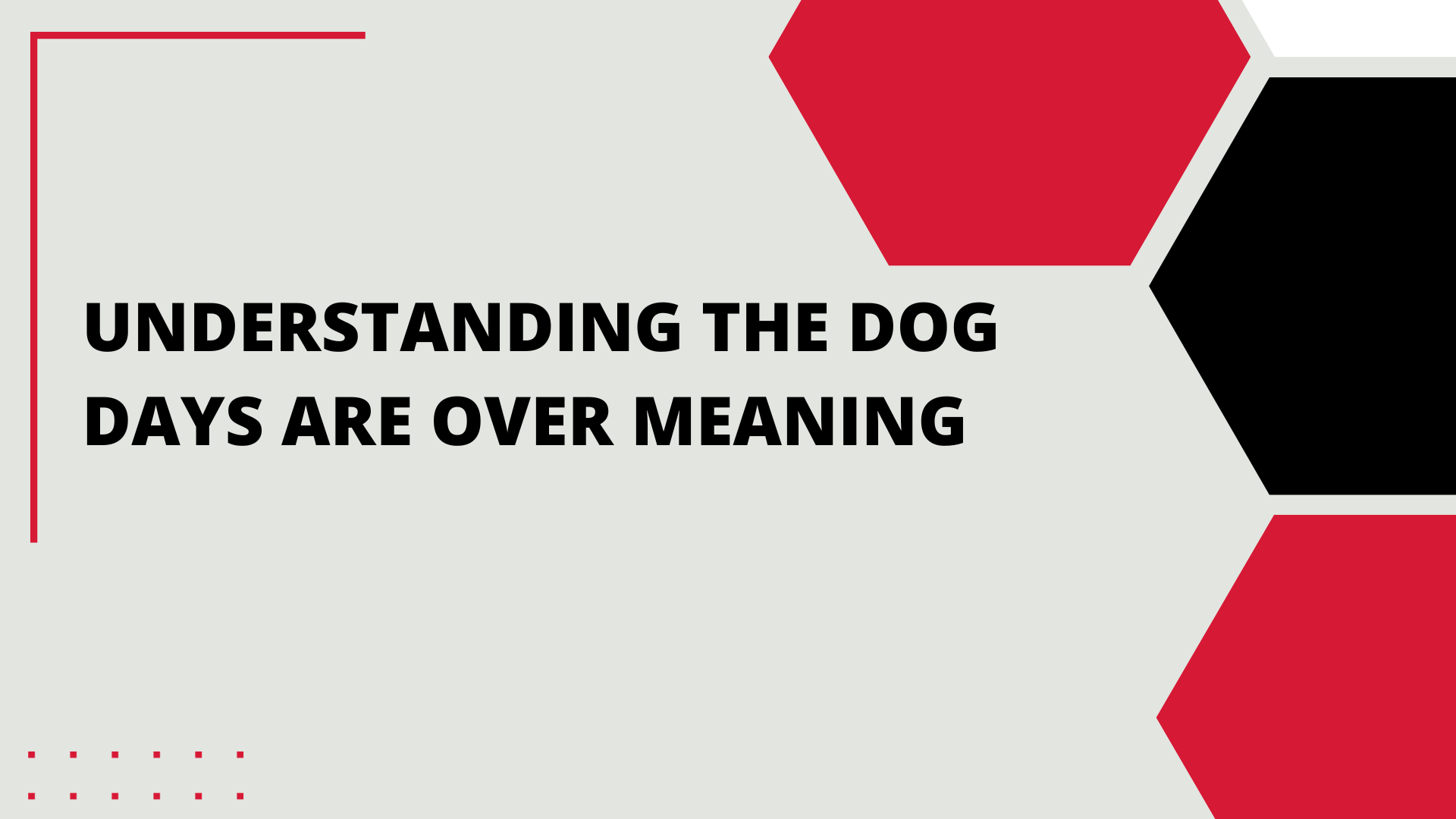 understanding-the-dog-days-are-over-meaning